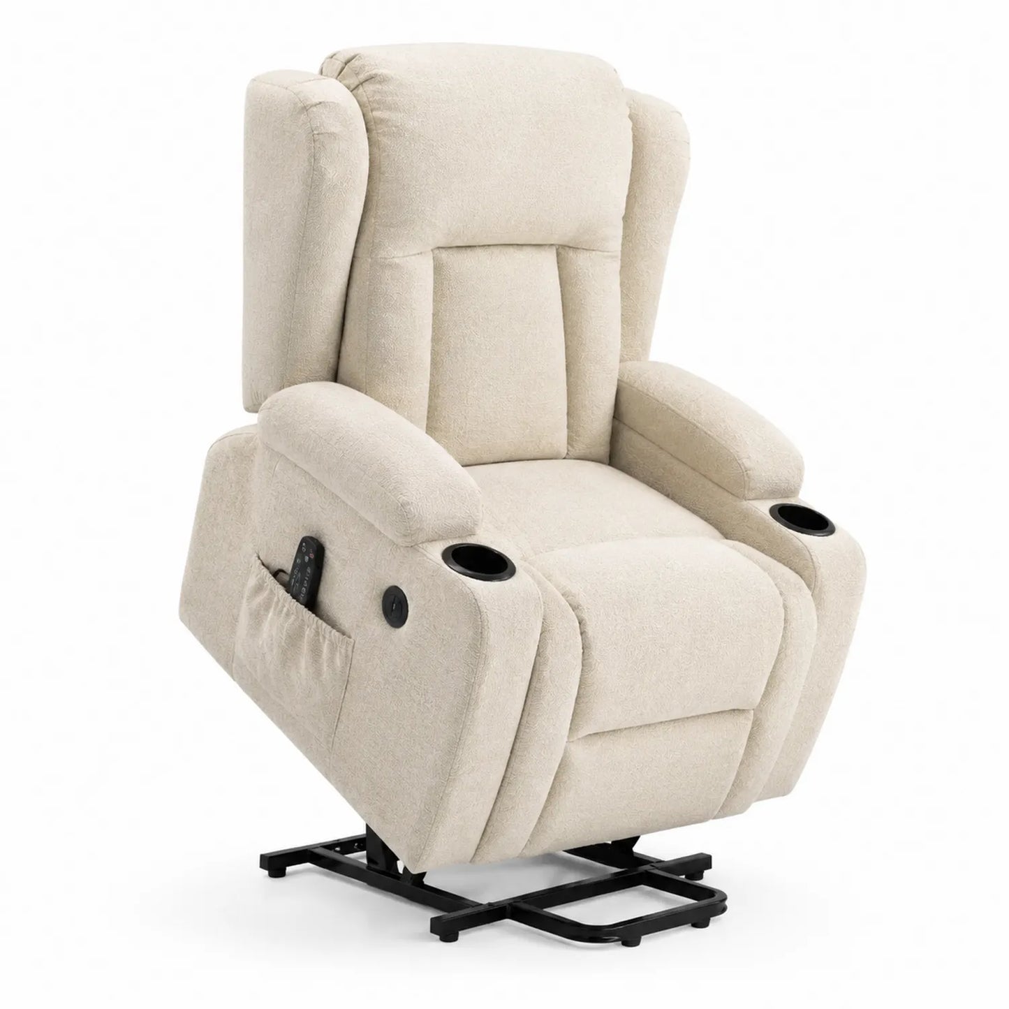 Poltrona Reclinabile Elevator in Tessuto Beige