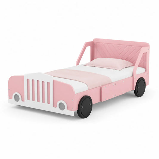 Letto per bambini a forma di macchina in plastica